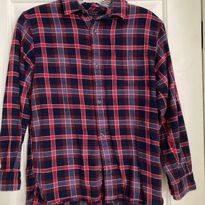 Boys plaid button down
